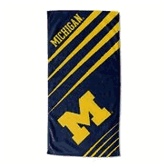 NCAA Michigan Wolverines Upward Jacquard Beach Towel