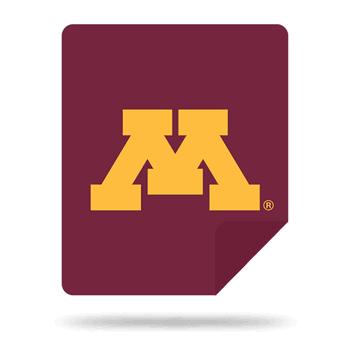 NCAA Minnesota Golden Gophers Sliver Knit Throw