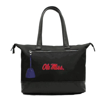 NCAA Mississippi Rebels Laptop Tote Bag with Colored Zipper Pull Accessory