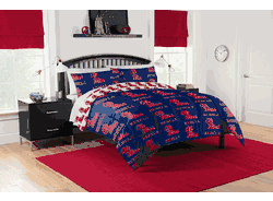 NCAA Mississippi Rebels Ole Miss Full Rotary Bed In A Bag Set
