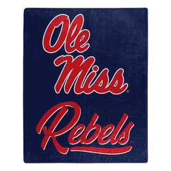 NCAA Mississippi Rebels Signature Raschel Throw