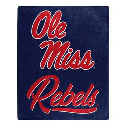 NCAA Mississippi Signature Raschel Throw Blanket 50x60 Inches