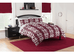 NCAA Mississippi State Bulldogs Full Rotary Bed In A Bag Set