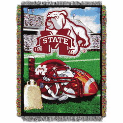 NCAA Mississippi State Bulldogs Homefield Advantage Tapestry Throw