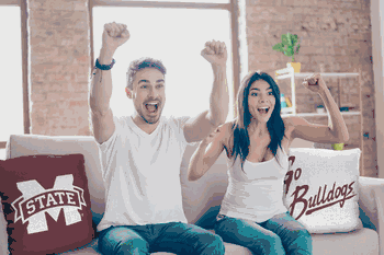 NCAA Mississippi State Bulldogs Invert Pillow