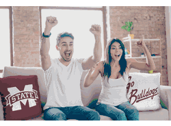 NCAA Mississippi State Bulldogs Invert Pillow