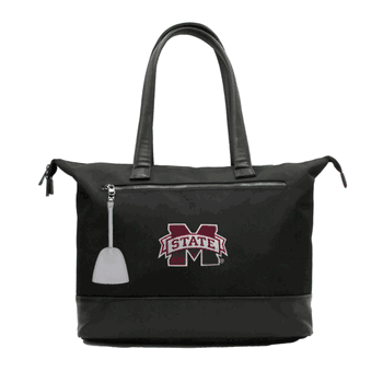 NCAA Mississippi State Bulldogs Laptop Tote Bag with Colored Zipper Pull Accessory