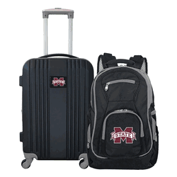 NCAA Mississippi State Bulldogs Premium 2-Piece Backpack & Carry-On Set