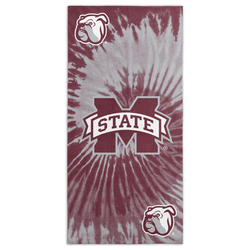 NCAA Mississippi State Psychedelic Beach Towel 30x60 Inches
