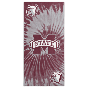 NCAA Mississippi State Psychedelic Beach Towel 30x60 Inches