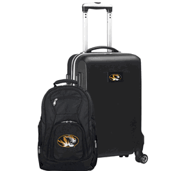 NCAA Missouri Tigers Deluxe 2-Piece Backpack & Carry-On Set