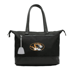 NCAA Missouri Tigers Laptop Tote Bag with Colored Zipper Pull Accessory