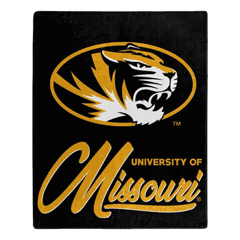NCAA Missouri Tigers Signature Raschel Throw