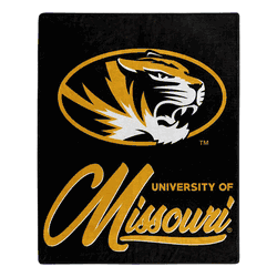 NCAA Missouri Tigers Signature Raschel Throw