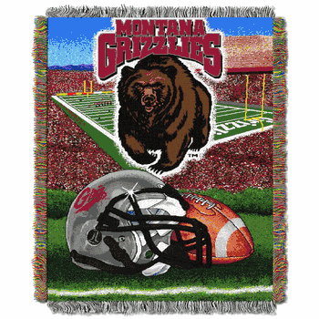 NCAA Montana Homefield Advantage Tapestry Throw