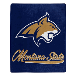 NCAA Montana State Signature Raschel Throw Blanket 50x60 Inches