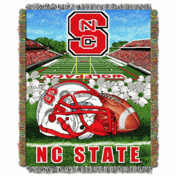 NCAA NC State Homefield Advantage Woven Tapestry Wall Hanging 48x60 Inches