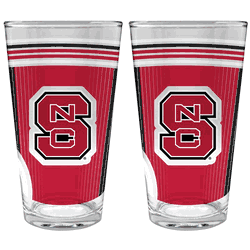 NCAA NC State Wolfpack 2pc Pint Glass Set