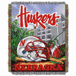 NCAA Nebraska Cornhuskers Homefield Advantage Tapestry Throw