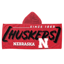NCAA Nebraska Cornhuskers Juvy Hooded Towel