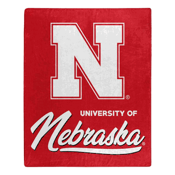 NCAA Nebraska Cornhuskers Signature Raschel Throw