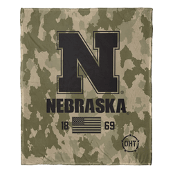 NCAA Nebraska OHT Special Ops Silk Touch Throw