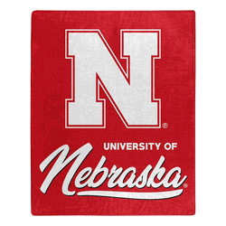 NCAA Nebraska Signature Raschel Throw Blanket 50x60 Inches