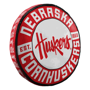 NCAA Nebraska Travel Cloud Pillow 15 Inches