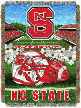 NCAA North Carolina State Wolfpack Homefield Advantage Tapestry Throw