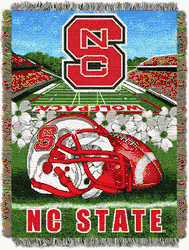 NCAA North Carolina State Wolfpack Homefield Advantage Tapestry Throw