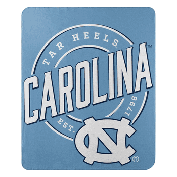 NCAA North Carolina Tar Heels Campaign Fleece Throw