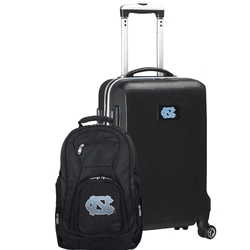 NCAA North Carolina Tar Heels Deluxe 2-Piece Backpack & Carry-On Set