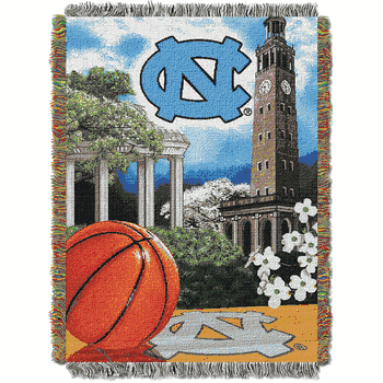 NCAA North Carolina Tar Heels Homefield Advantage Tapestry Throw