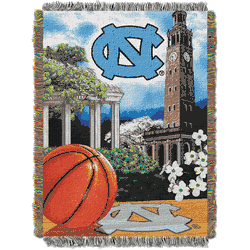 NCAA North Carolina Tar Heels Homefield Advantage Tapestry Throw