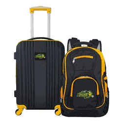 NCAA North Dakota State Bison Premium 2-Piece Backpack & Carry-On Set