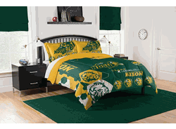 NCAA North Dakota State Hexagon Take F/Q Comforter Set