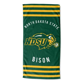 NCAA North Dakota State Stripes Beach Towel