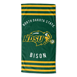 NCAA North Dakota State Stripes Beach Towel