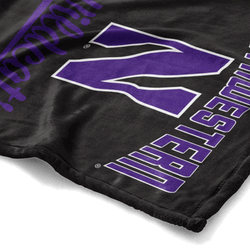 NCAA Northwestern Alumni Silk Touch Throw Blanket 50x60 Inches