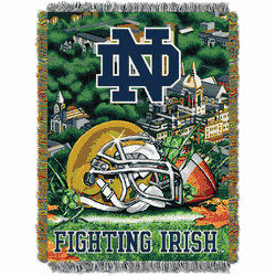 NCAA Notre Dame Fighting Irish Homefield Advantage Tapestry Throw