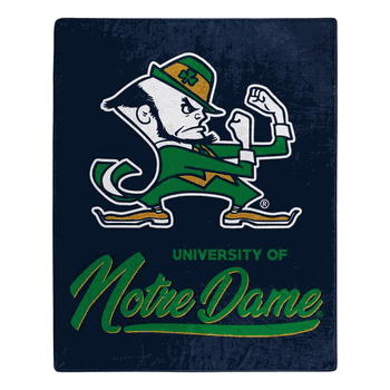 NCAA Notre Dame Fighting Irish Signature Raschel Throw