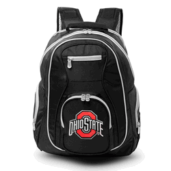 NCAA Ohio State Buckeyes 19" Premium Laptop Backpack with Colored Trim