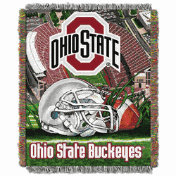 NCAA Ohio State Buckeyes Homefield Advantage Tapestry Throw