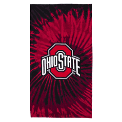 NCAA Ohio State Buckeyes Pyschedelic Beach Towel