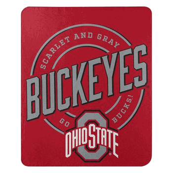 NCAA Ohio State Campaign Fleece Throw Blanket 50x60 Inches