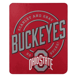 NCAA Ohio State Campaign Fleece Throw Blanket 50x60 Inches