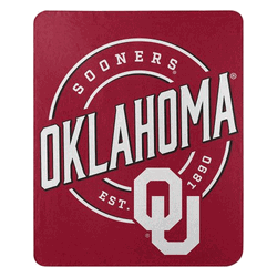NCAA Oklahoma Campaign Fleece Throw Blanket 50x60 Inches