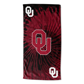 NCAA Oklahoma Pyschedelic Beach Towel