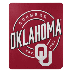 NCAA Oklahoma Sooners Campaign Fleece Throw