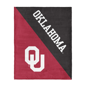 NCAA Oklahoma Sooners Halftone Silk Touch Throw Blanket 46�60 inches
